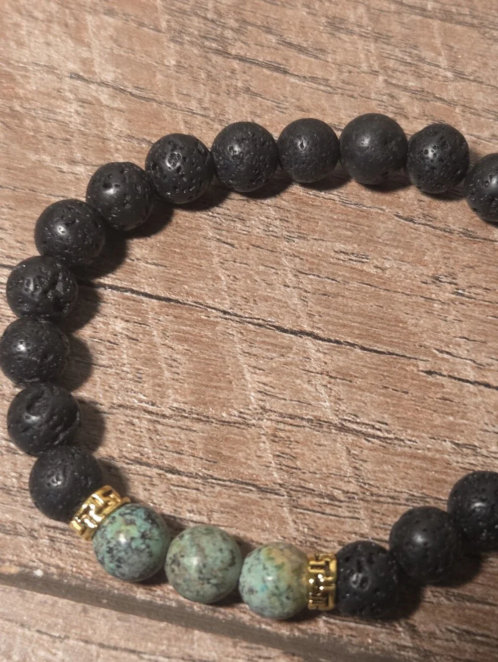 Vitality Lava Rock Stone Essential Oil Diffuser Bracelet Natural Health